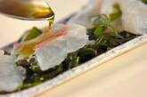 鯛の昆布じめカルパッチョらっきょうドレッシングがけの作り方5