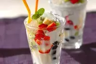 フルーツと黒豆のチェー