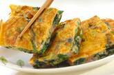 ホウレン草入り卵焼きの作り方5