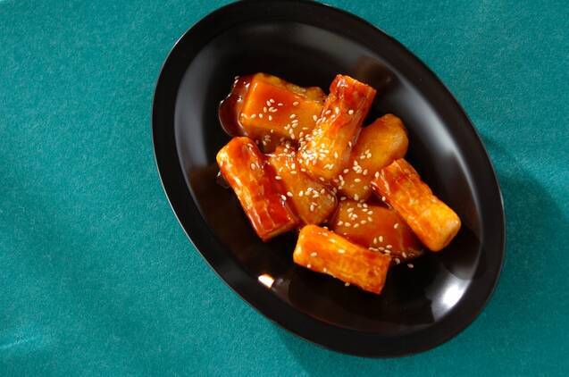 ちくわのトッポギ風