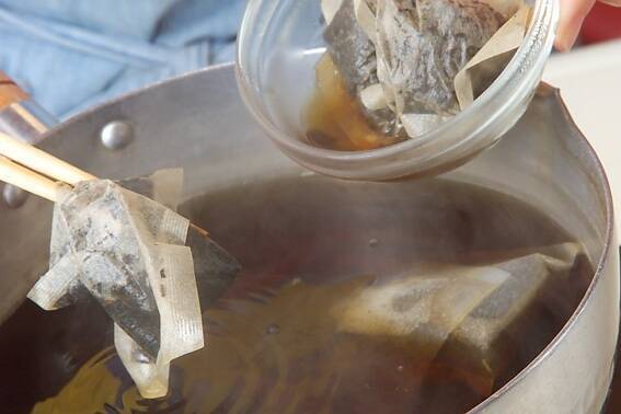 あっさり茶粥の作り方の手順3