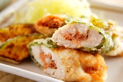 ささ身タラコはさみ揚げ