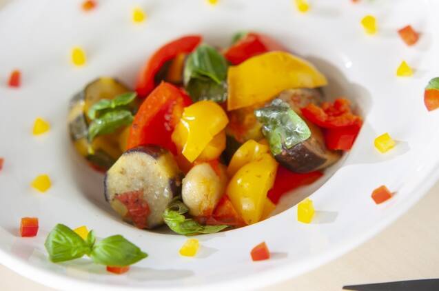 白ワインに合うカラフルカポナータ