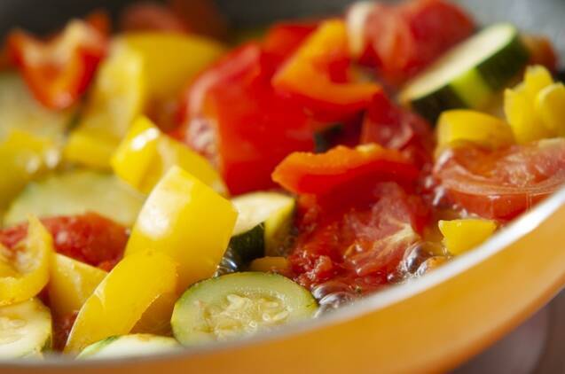 白ワインに合うカラフルカポナータの作り方の手順7