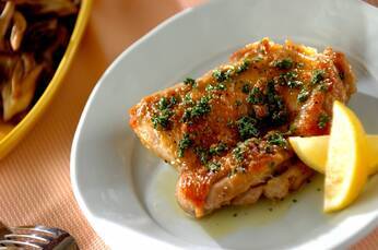 鶏肉のハーブバターソース