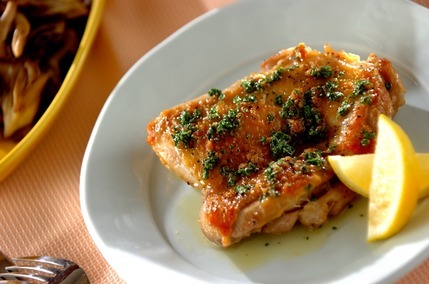 鶏肉のハーブバターソース