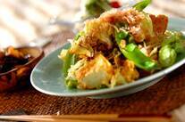 キャベツとツナのチャンプルー