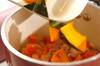 カボチャと枝豆の豆乳スープの作り方の手順4