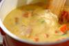 カボチャと枝豆の豆乳スープの作り方の手順6