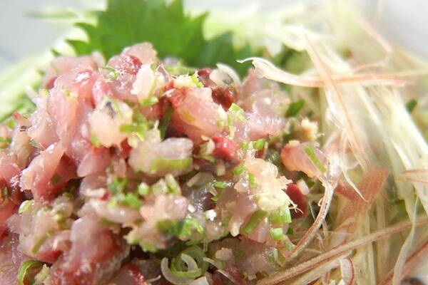 アジたたきショウガ風味