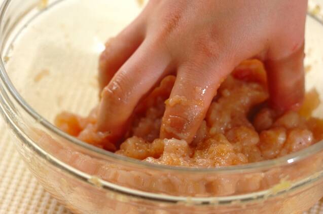 自家製チキンナゲットの作り方の手順3