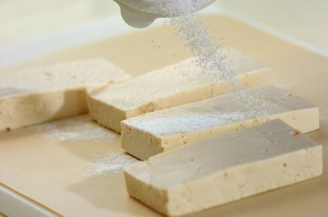 豆腐の照り焼きの作り方の手順1