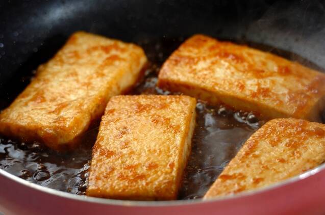 豆腐の照り焼きの作り方の手順3