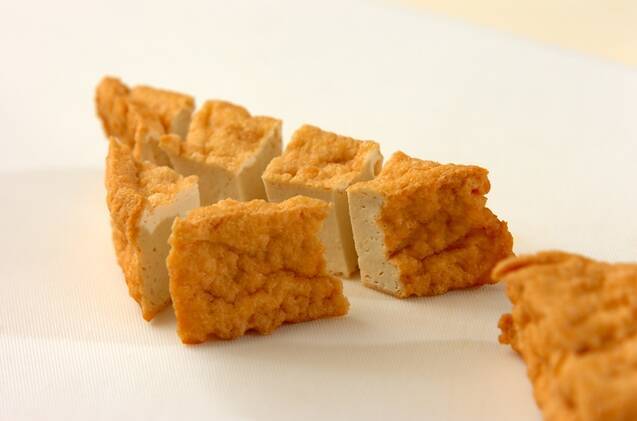 厚揚げのサテの作り方の手順1