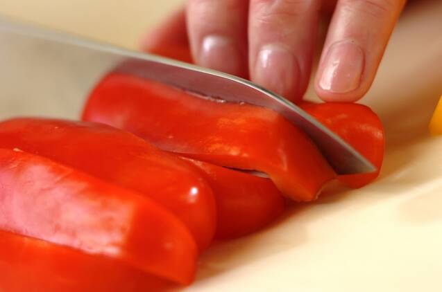 パプリカのピクルスの作り方の手順1