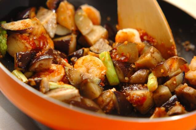 ナスのチリソース炒めの作り方の手順10