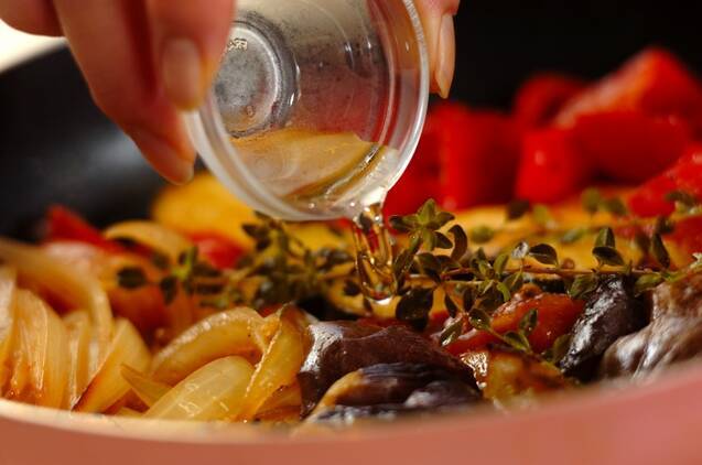 トマトと丸ナスのラタトゥユギリシャ風の作り方の手順5