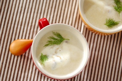 アサリの豆乳ポタージュ