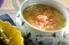 冬瓜とホタテのふわふわ卵スープの作り方の手順