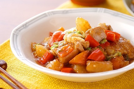 大根と豚肉の中華煮