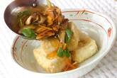 外はカリっと中はふわっと！揚げ出し豆腐 彩り野菜あんかけの作り方9