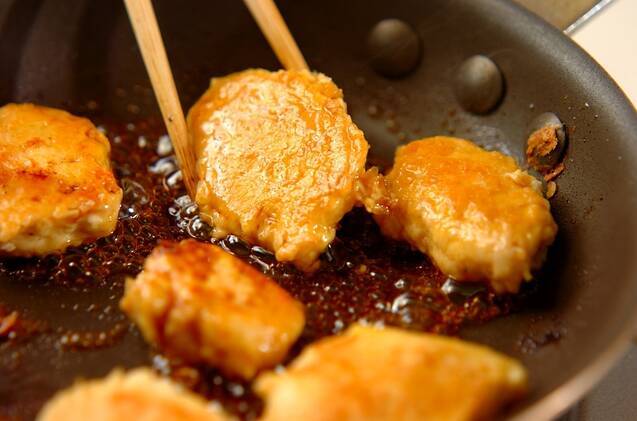 鶏のふわふわつくねの作り方の手順3