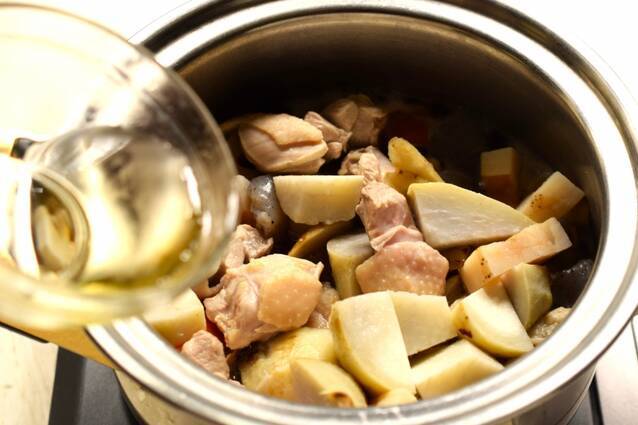 砂糖を使わない筑前煮の作り方の手順12