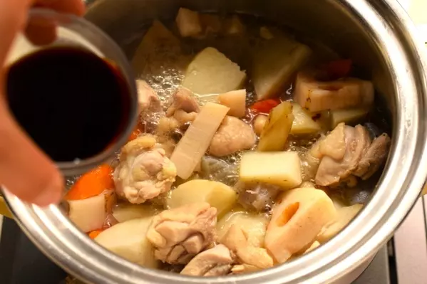 砂糖を使わない筑前煮の作り方8