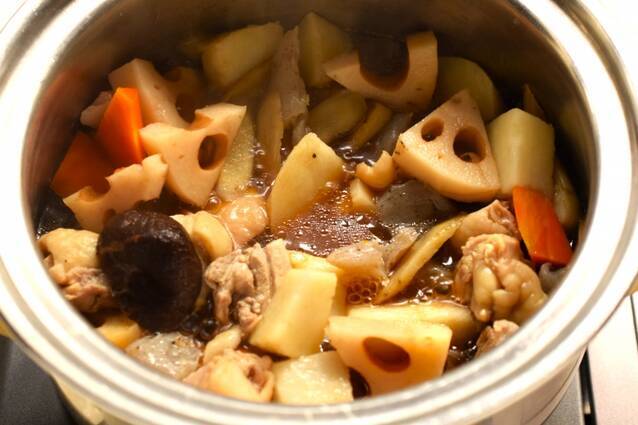 砂糖を使わない筑前煮の作り方の手順14