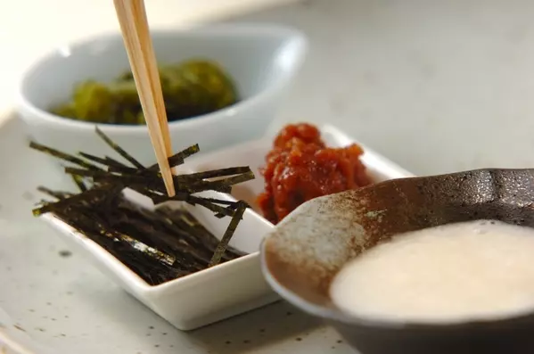 いろいろ薬味そばの作り方1