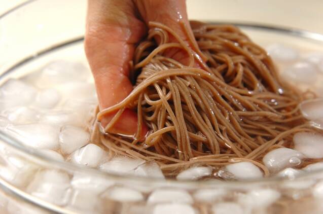 いろいろ薬味そばの作り方の手順3