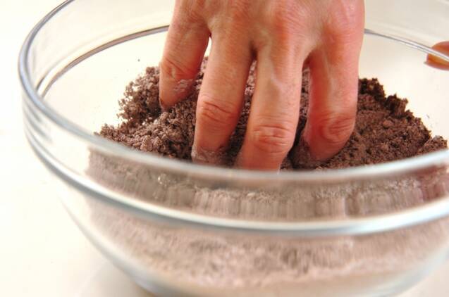 バレンタインチョコクッキーの作り方の手順2