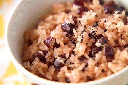 小豆の炊き込みおこわ