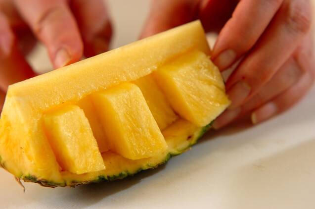 パイナップルの作り方の手順3