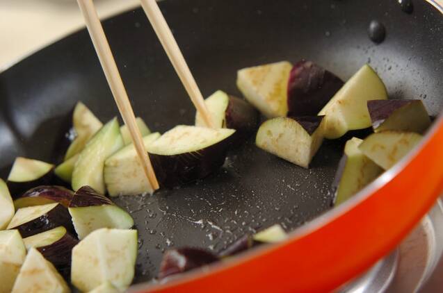 基本のなすの味噌炒めの作り方の手順6