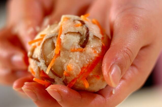 レンコンの蒸しまんじゅうの作り方の手順2