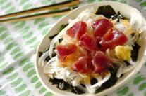 カツオのサラダ仕立て