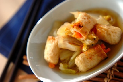 ちくわと白菜の煮物