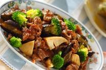 豚肉とナスの塩炒め