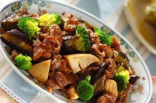 豚肉とナスの塩炒め