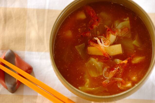 減塩トマみそ汁