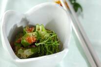 オクラの梅肉和え