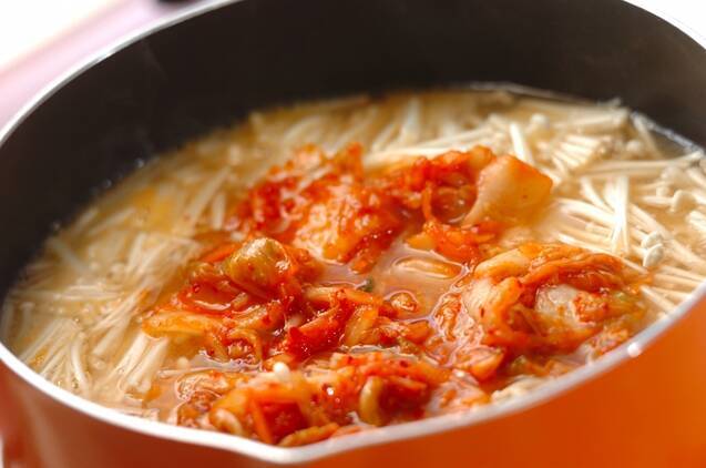 コク旨スープの丸ごと豆腐チゲの作り方の手順3