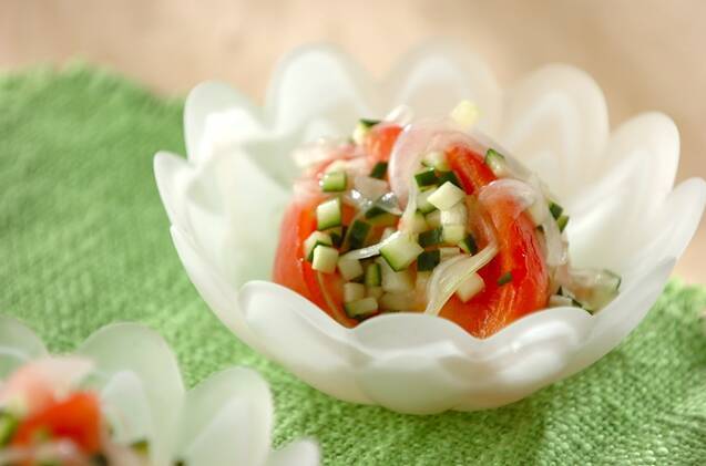 夏野菜の納涼和え