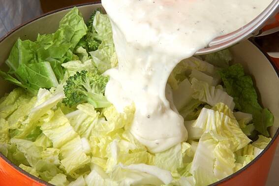 サーモンの白いシチューの作り方の手順13