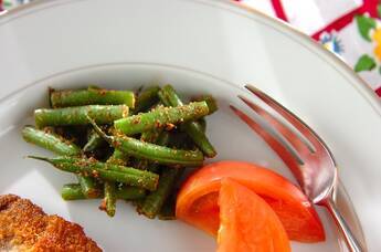 インゲンのゴマ和え