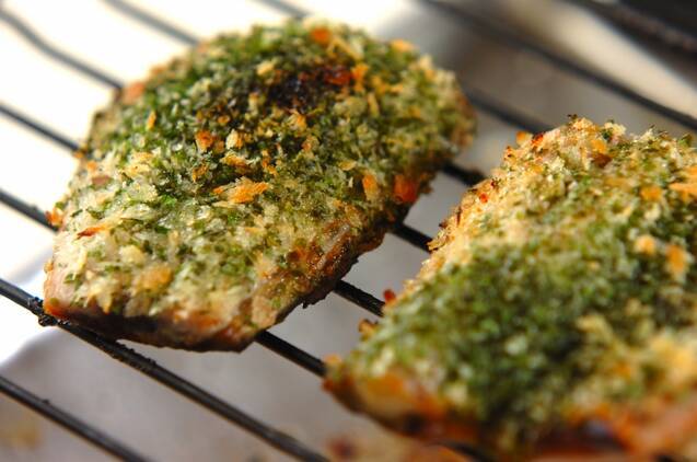 塩サバのサクサク磯辺焼き～焼き野菜添え～の作り方の手順4