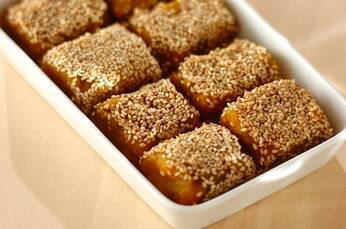 カボチャのゴマまぶし