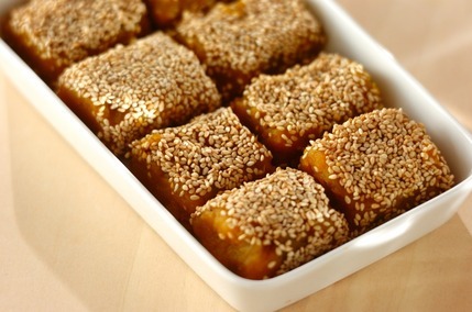 カボチャのゴマまぶし