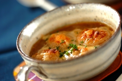 和風オニオングラタンスープ レシピ 作り方 E レシピ 料理のプロが作る簡単レシピ